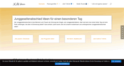 Desktop Screenshot of junggesellenabschied-ideen.info